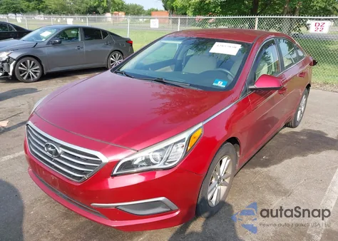 2016 Hyundai Sonata Se z USA, uszkodzony, nr VIN 5NPE24AF2GH290586